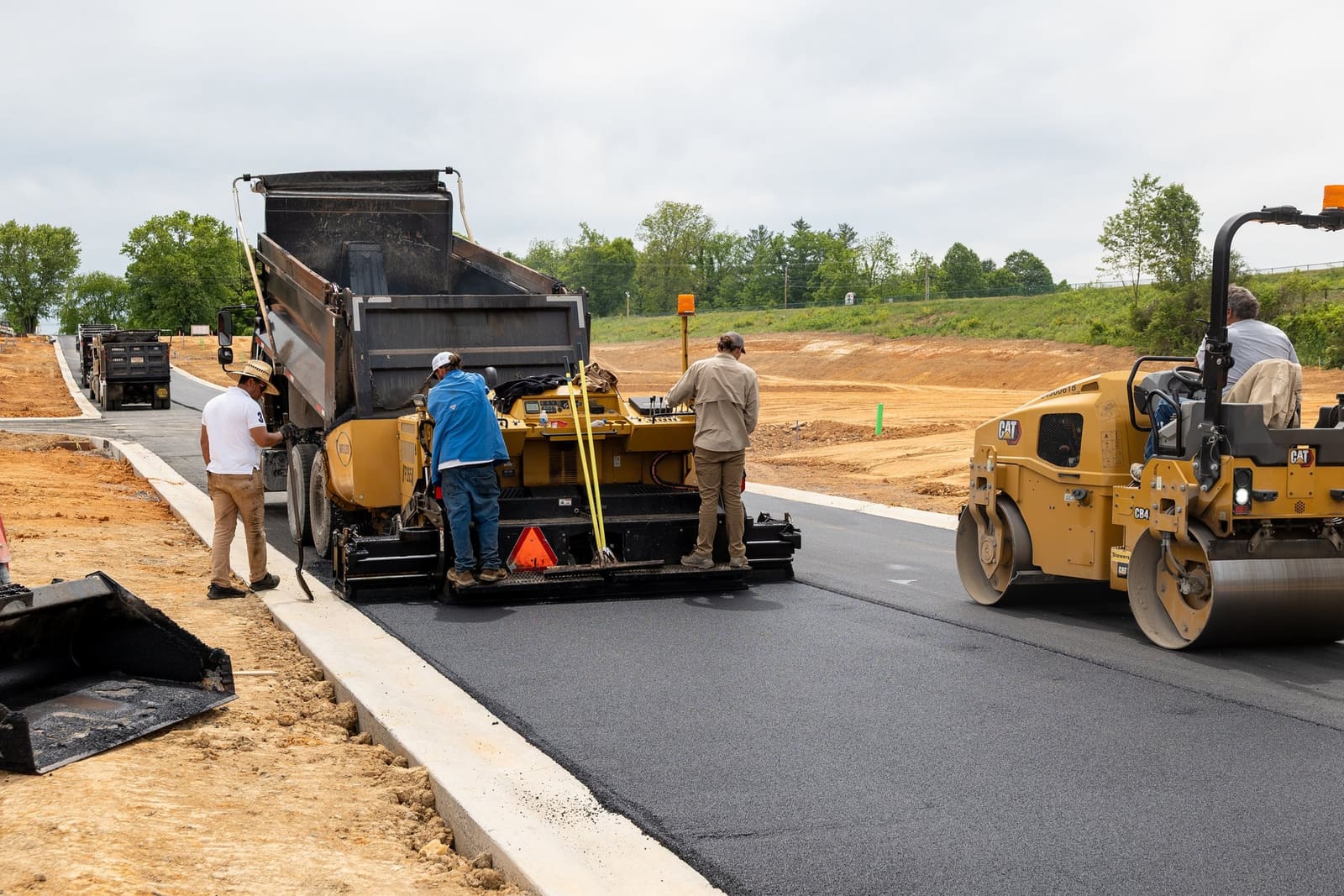 Paving in Progress